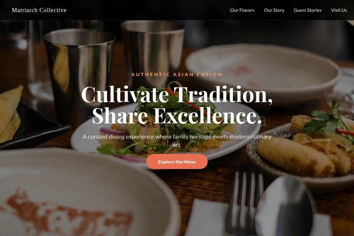 Family Asian Fusion Food